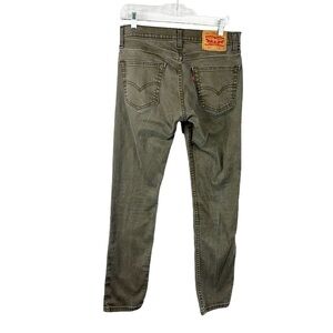 Levi's 511 Slim Fit Tapered Jeans Men's 30 Light Olive Inseam 30.5"